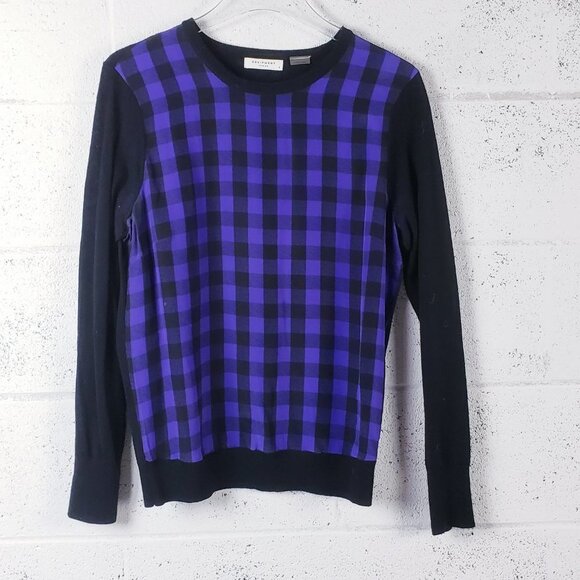 Equipment Sweaters - Equipment Women's Size Small Wool Plaid Crewneck Sweater Size Small
